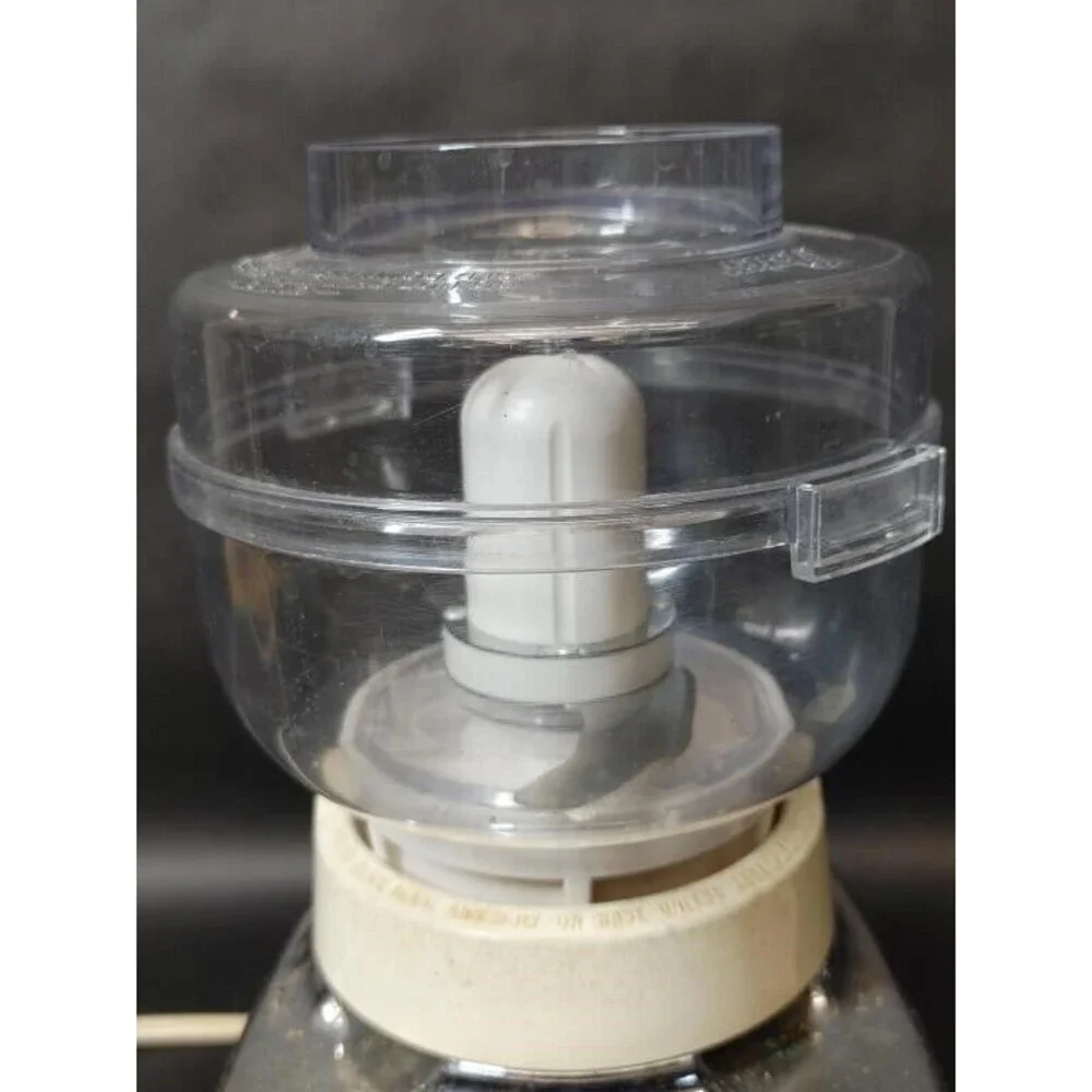 Osterizer Galaxie Pulse-Matic Dual Range 16 Food Processor Chrome RARE VTG WORKS